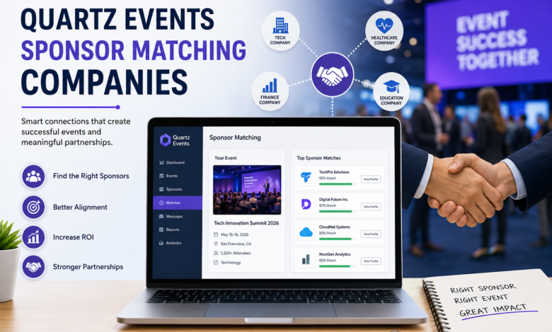 Quartz Events Sponsor Matching Companies